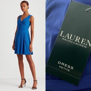 🆕Lauren Ralph Lauren Matte Jersey Surplice Dress